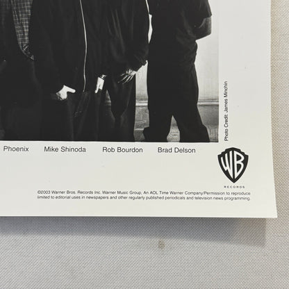 Linkin Park Music Publicity Press Photo Photograph Chester Bennington 2003
