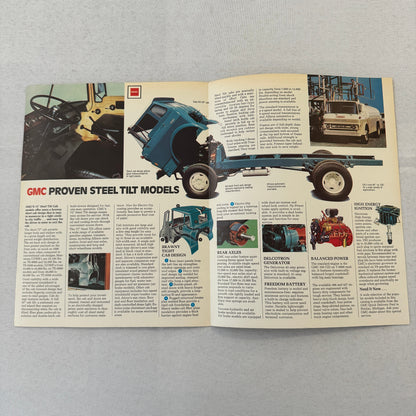 GMC 72 Inch Steel Tilt Truck Sales Brochure Catalog Advertising