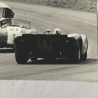 Vintage Bernard Cahier Racing Photo Photograph John Surtees Lola Chevrolet + 