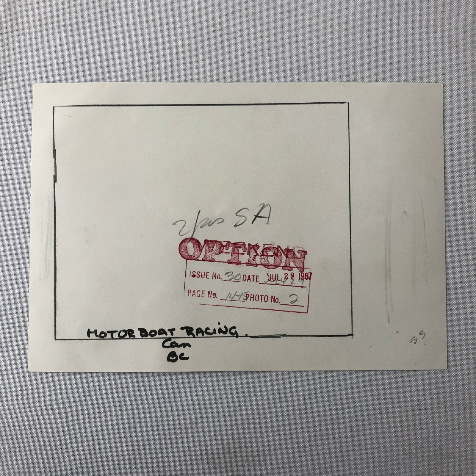 Motor Boat Racing Press Photo Photograph Print Race Converted Bathtub with Motor
