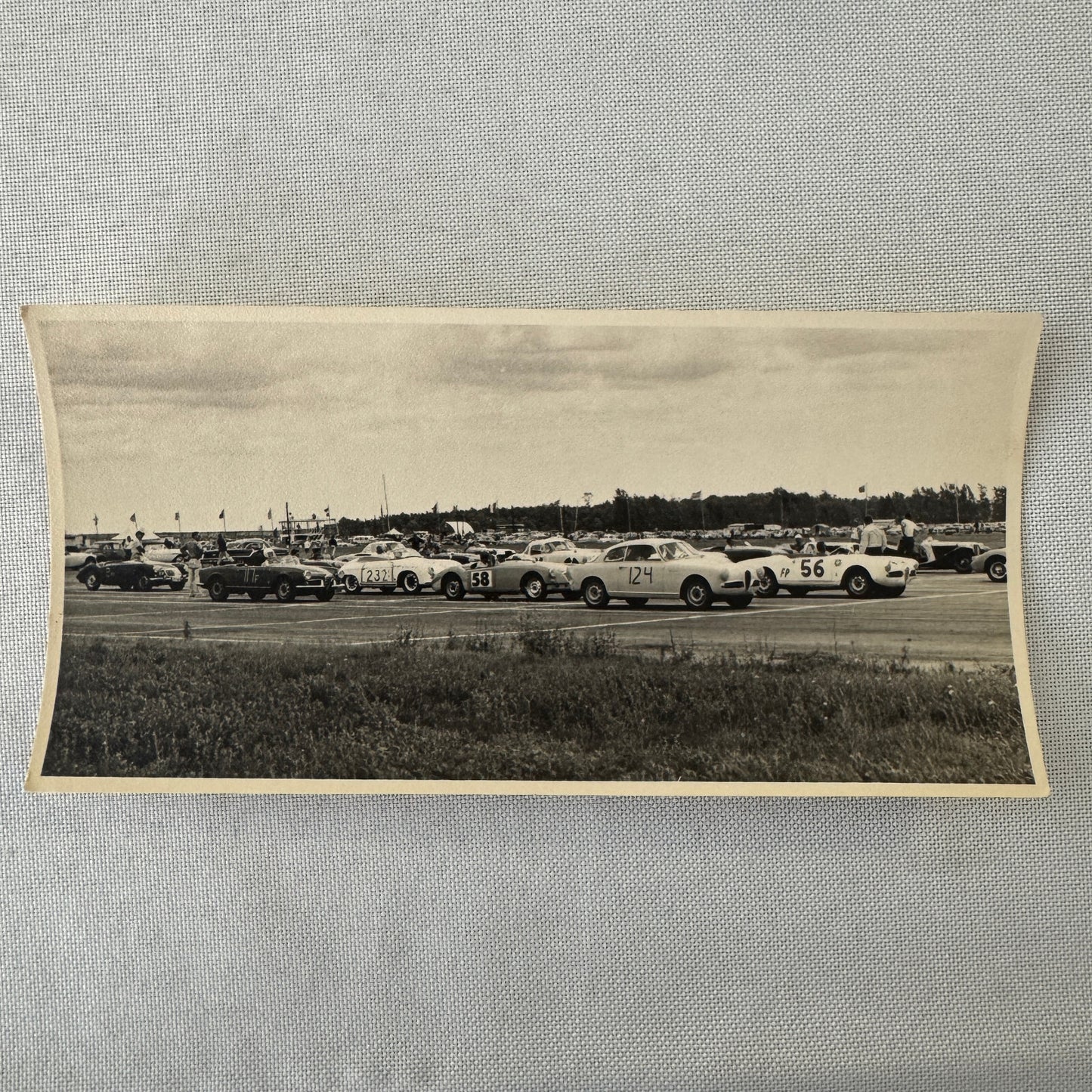 Vintage Racing Photo Photograph Alfa Romeo Porsche MG MGA