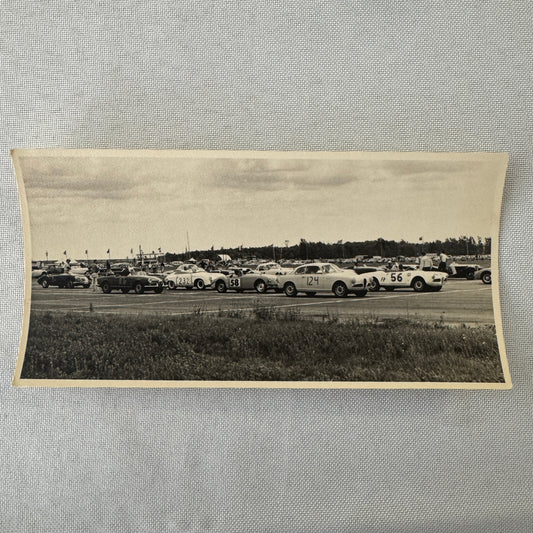 Vintage Racing Photo Photograph Alfa Romeo Porsche MG MGA