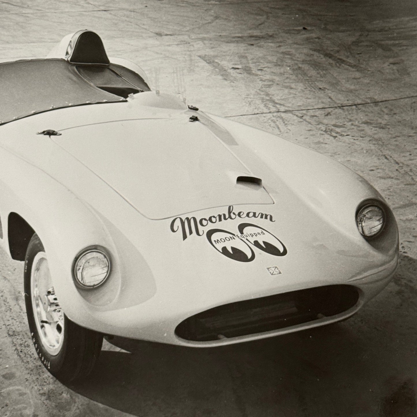 Vintage Dragster Drag Racing Photo Photograph Dean Moon Moonbeam Devin Car