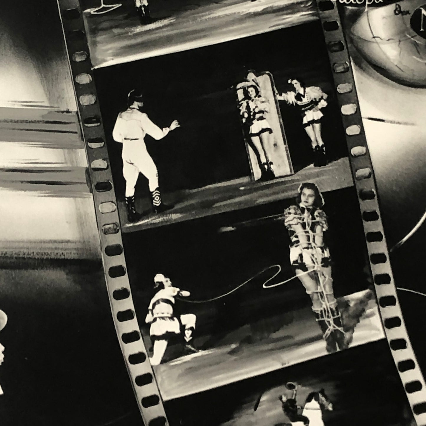 Circus Performer Wild West Show Rope Act Troupe Collins Vintage Photo German