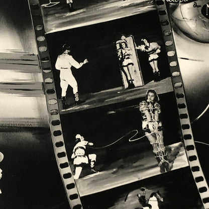 Circus Performer Wild West Show Rope Act Troupe Collins Vintage Photo German