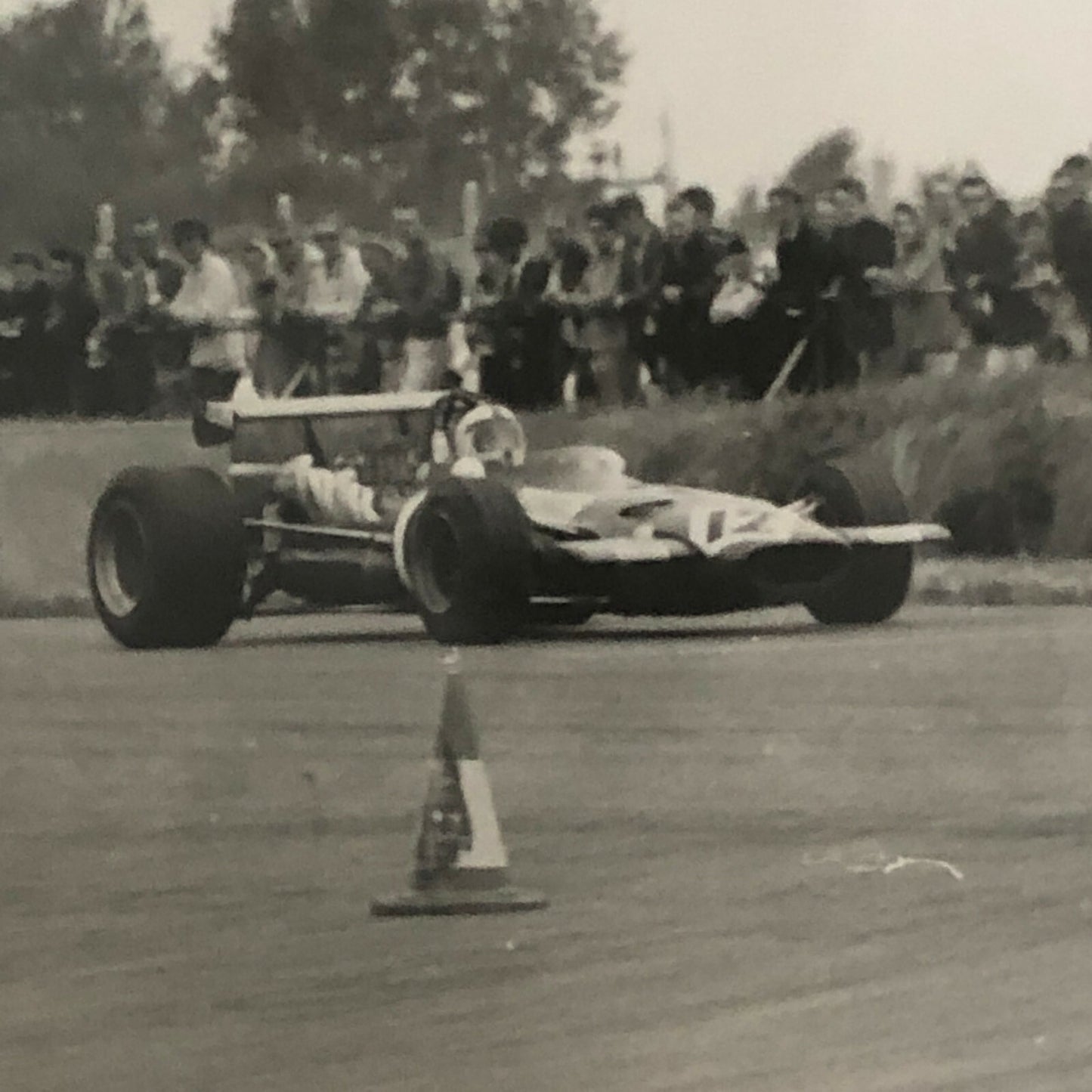 Vintage Car Racing Photo Photograph Print