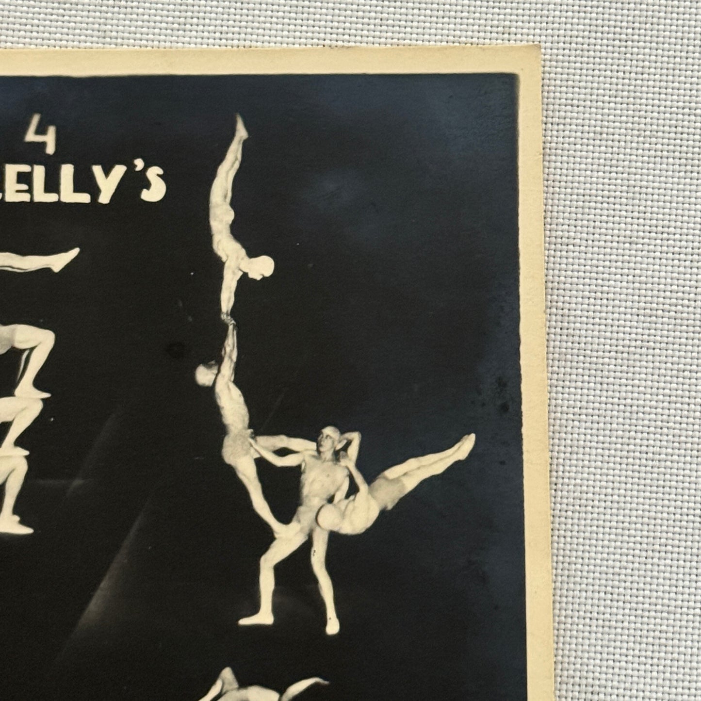 Vintage Circus Act Photo Photograph Acrobat Acrobatic Balancing Act 4 Morellys