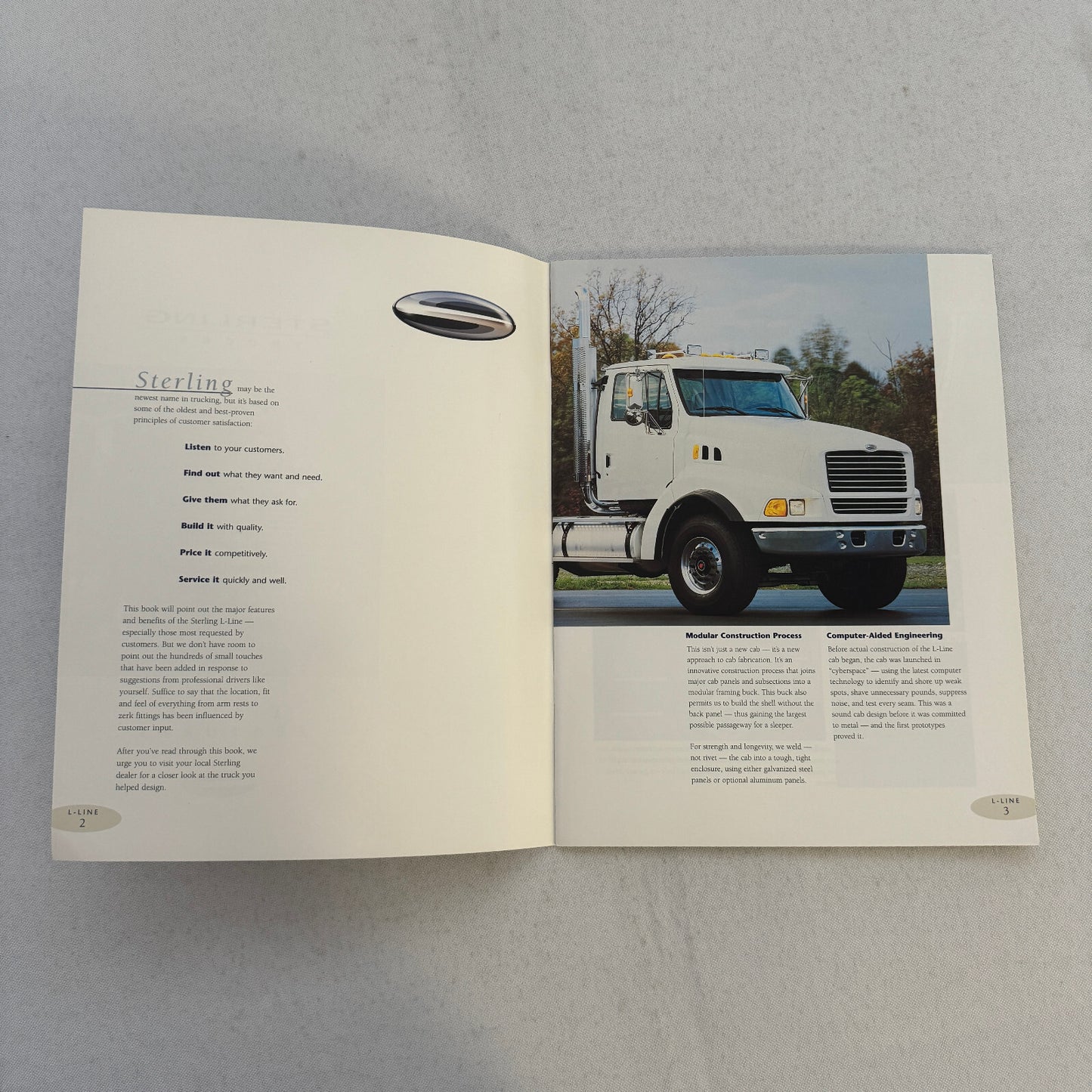 Sterling Truck L-Line L Line Sales Brochure Catalog Advertising