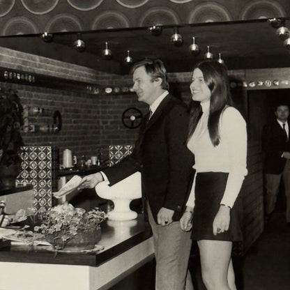 Vintage Porsche Dealership Accessories Display Photo Photograph