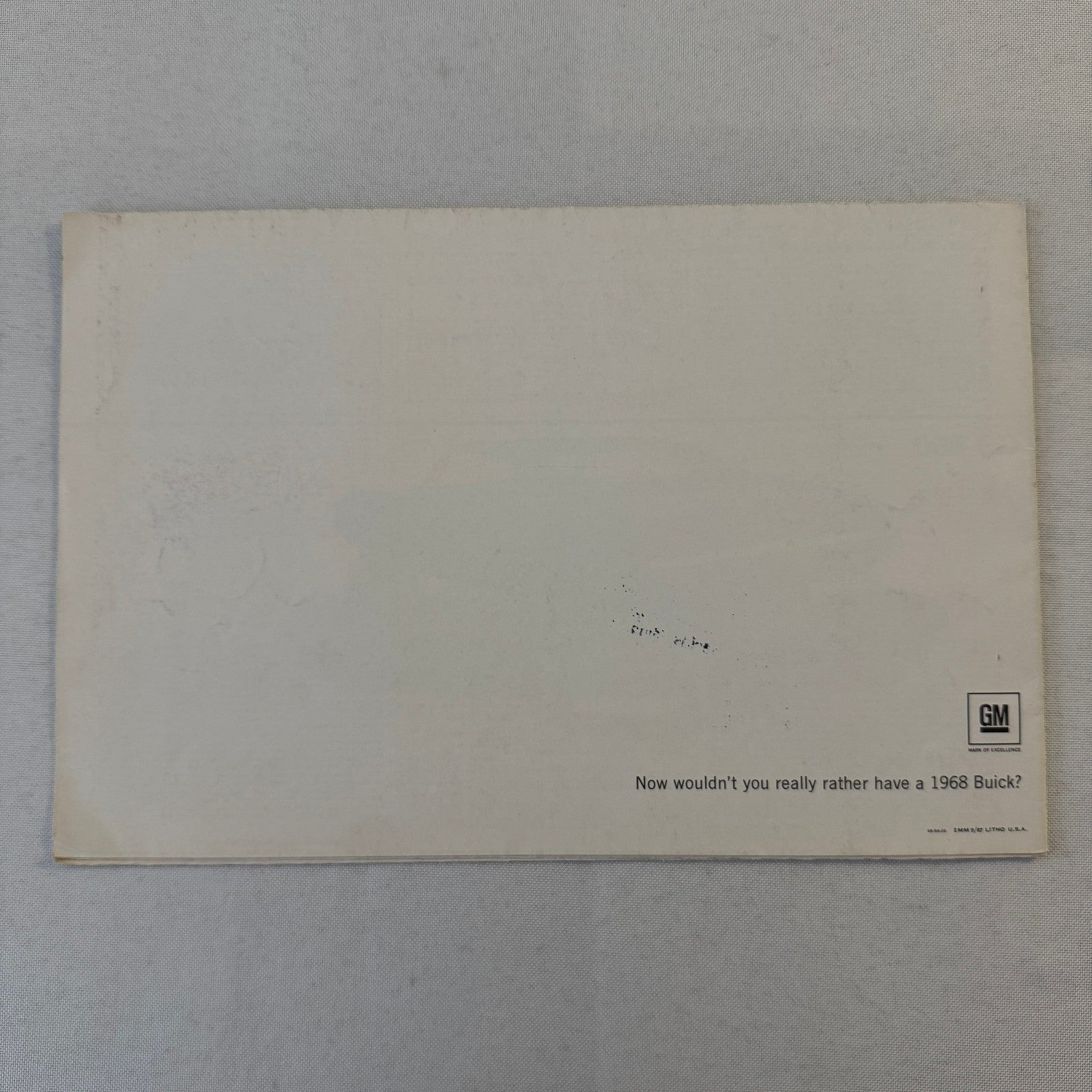 1968 Buick Sales Brochure GS400 GS350 Skylark Wildcat Electra Riviera Catalog