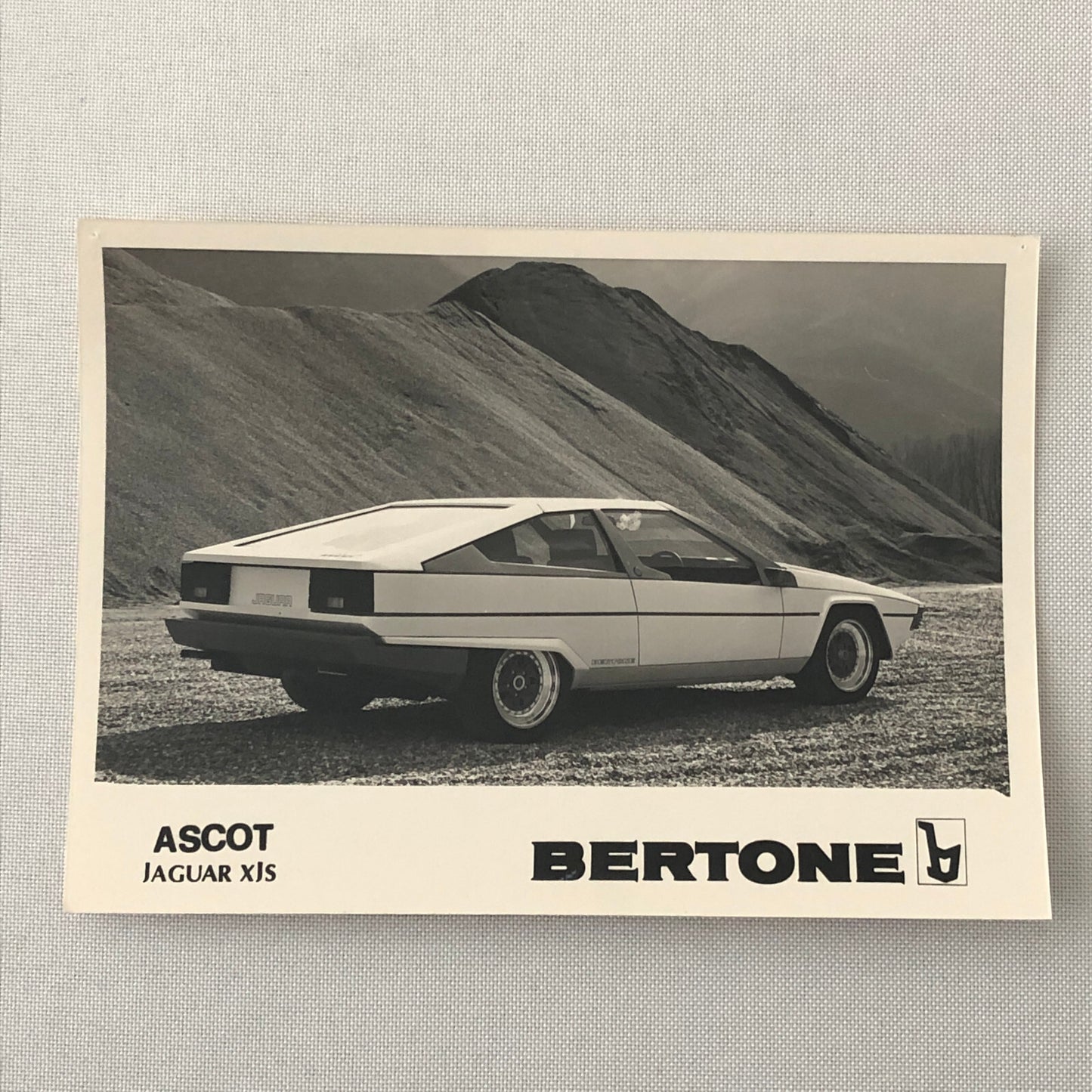 Vintage Bertone Design Jaguar XJS Ascot Concept Car Photo Photograph