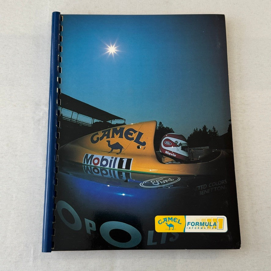 Camel Formula One Racing Press Kit Brochure Nelson Piquet Nigel Mansell 1991