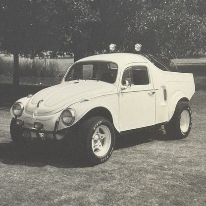 Vintage Volkswagen Beetle Pickup Baja Convesion Lil Hound Dog Photo Custom Car