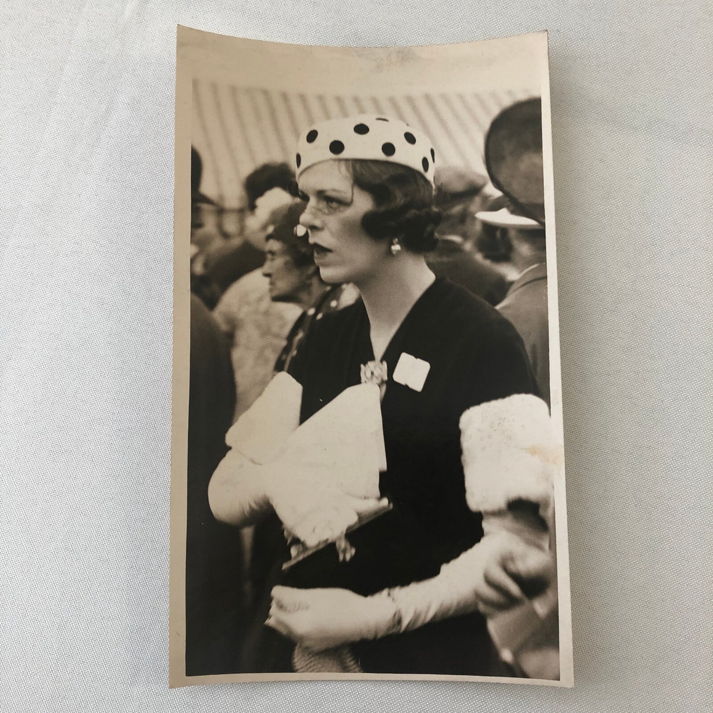 Fashion Press Photo Photograph Royal Hunt Cup Horse Race at Ascot 1933 UK Hat