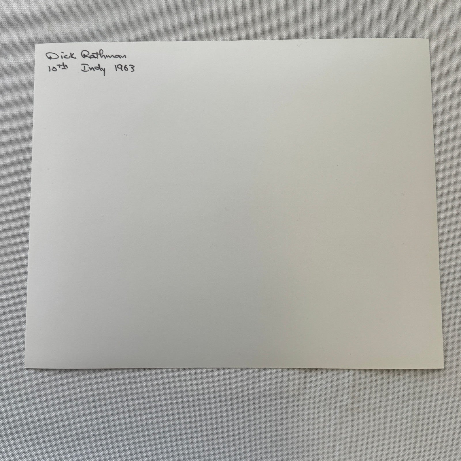 Indy Racing Photo Dick Rathmann 1963 Photograph Modern Print