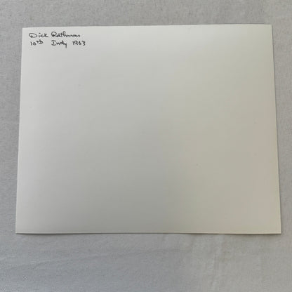 Indy Racing Photo Dick Rathmann 1963 Photograph Modern Print