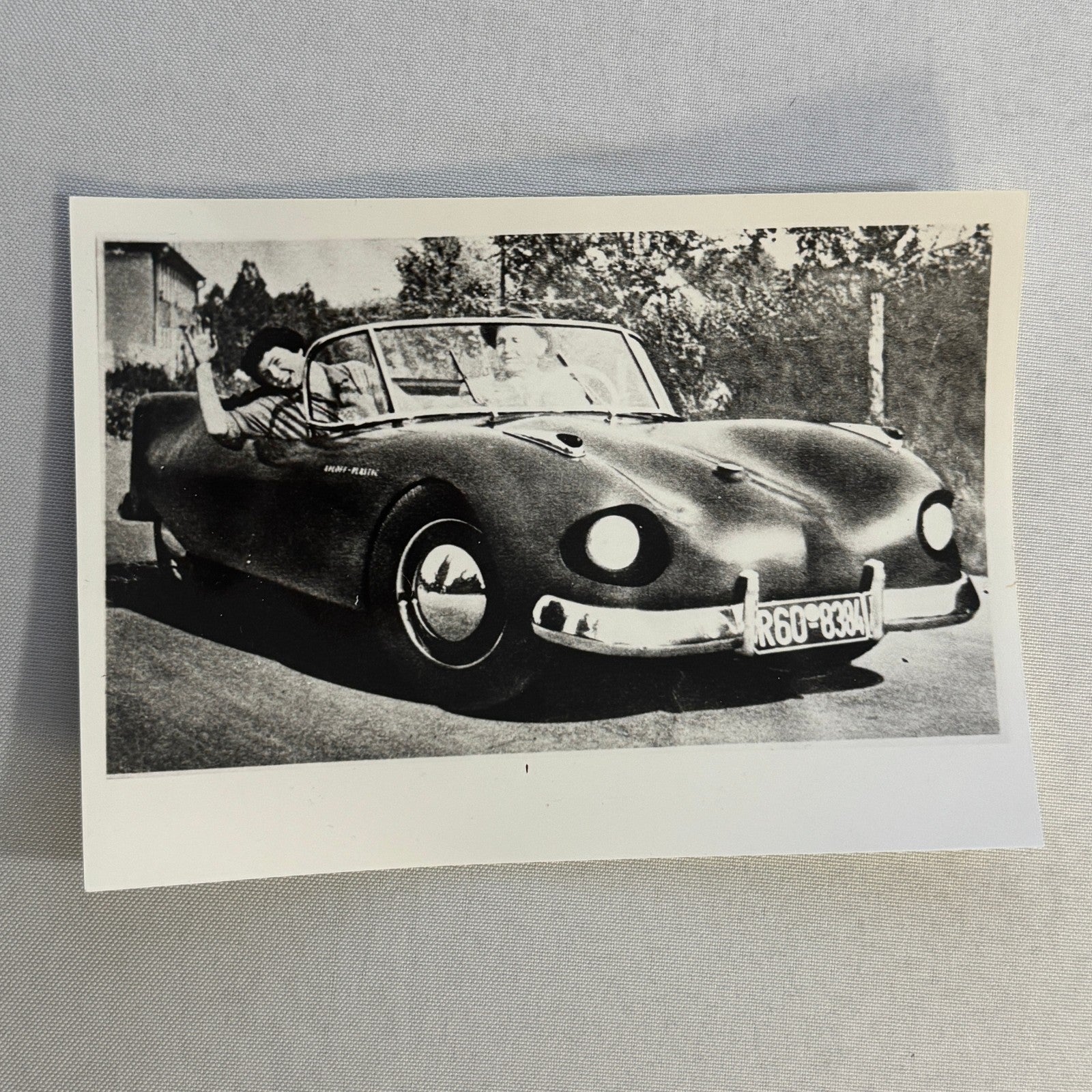 Vintage Coachbuilder Car Automobile Convertible Photo Photograph Unidentified