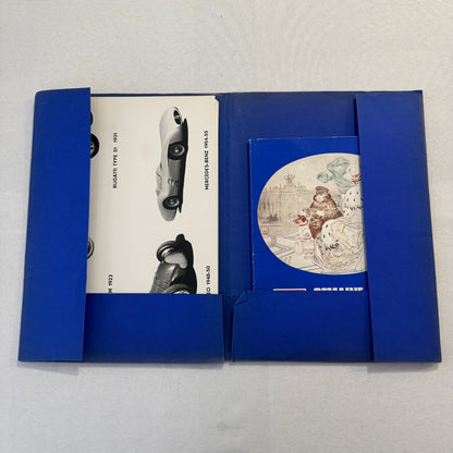 1974 Automobile Club de France 80th Anniversary Press KIt Brochure Bugatti +