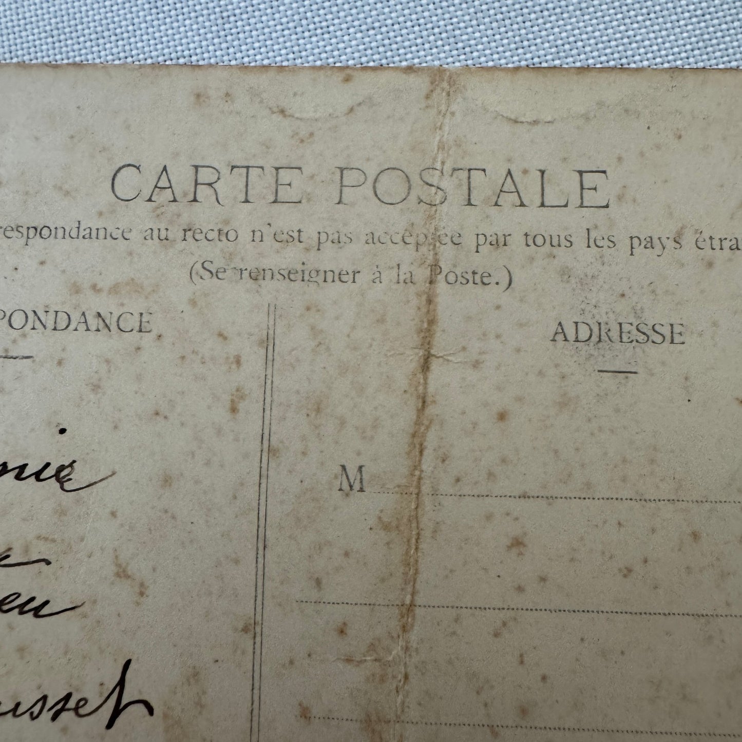 Vintage Zeppelin Airship Dirigible Postcard Post Card French Le Lebaudy