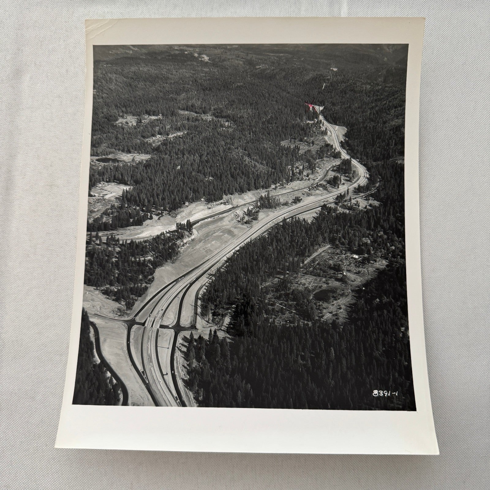 California Department of Highways Photograph Photo Civil Engineering Envelope