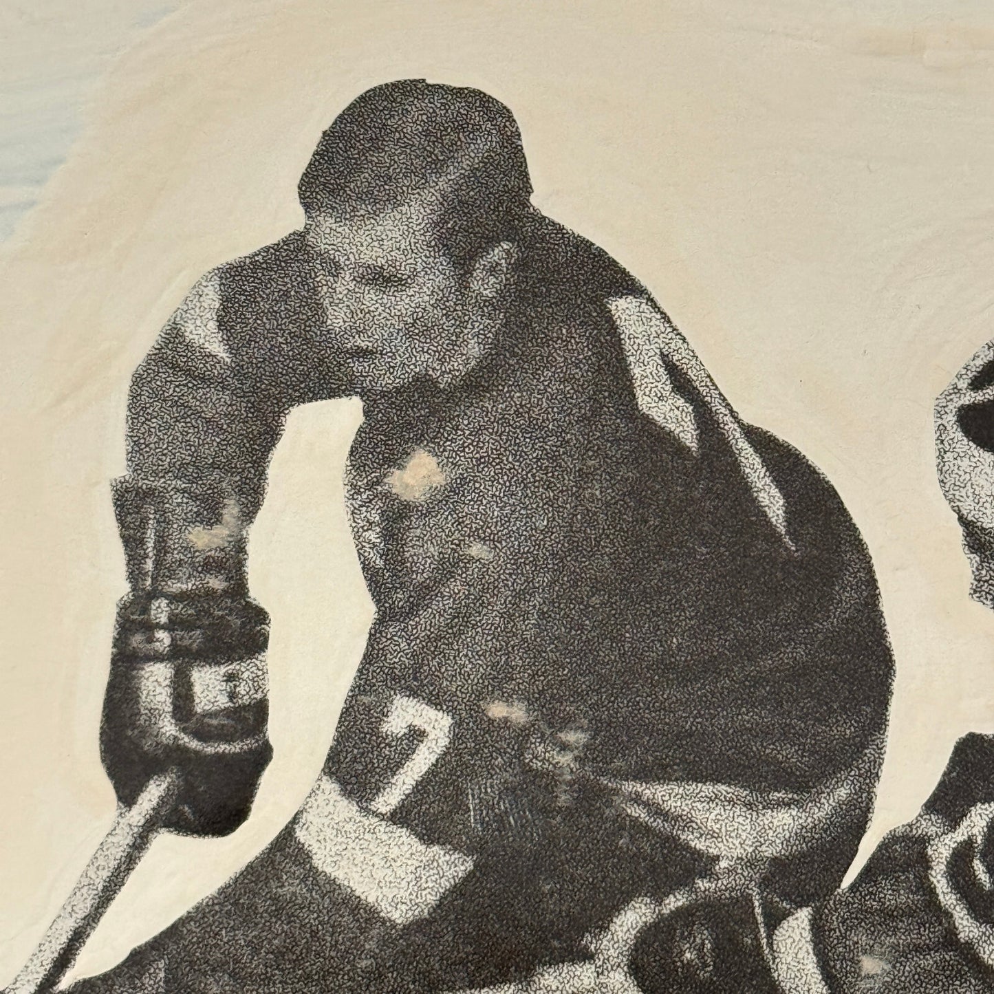Detroit Red Wings Hockey Player Photo Photograph Vintage Mockup Garry Unger