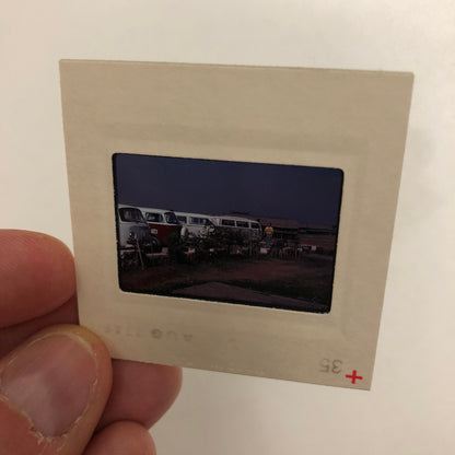 35MM Slide Photo Volkswagen VW Van Bus Vintage 