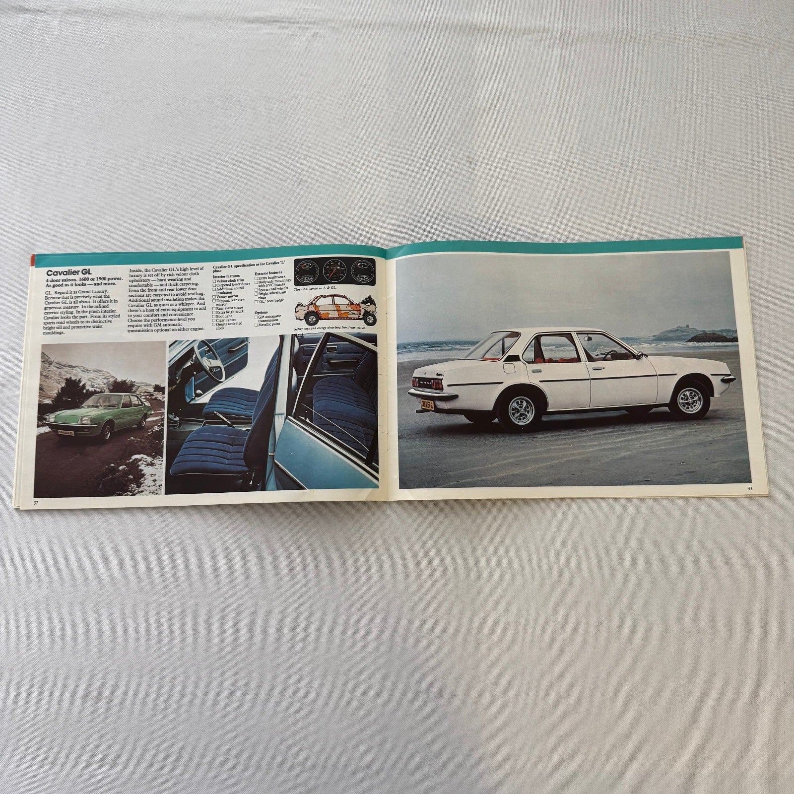 1978 Vauxhall Car Sales Brochure Catalog Chevette Viva Cavalier VX Series UK