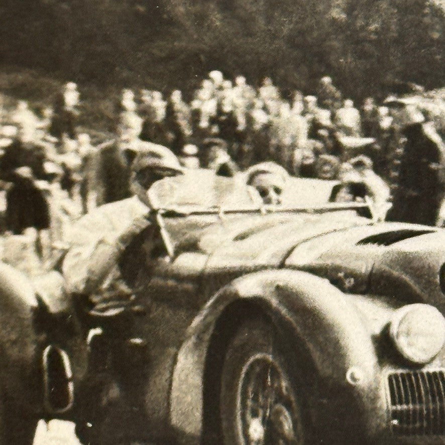 Vintage Alfa Romeo Racing Photo Hill Climb 1949 Walter P Daetwyler Photograph