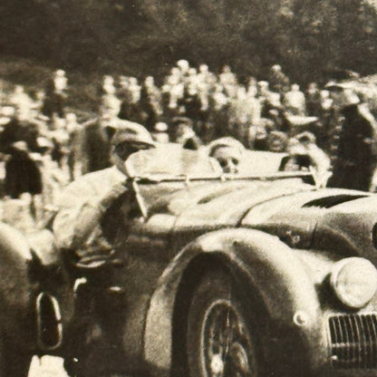 Vintage Alfa Romeo Racing Photo Hill Climb 1949 Walter P Daetwyler Photograph