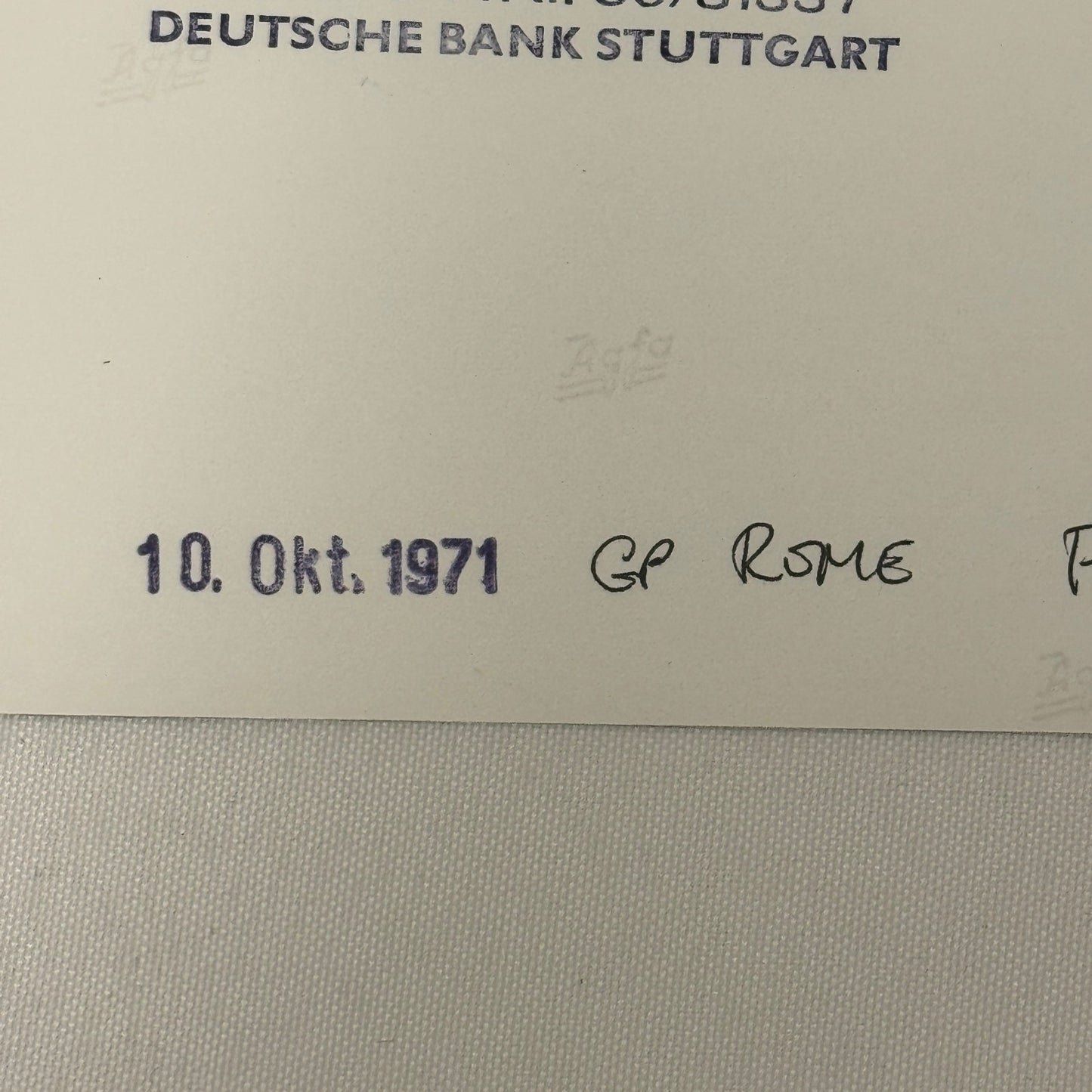 Vintage Racing Photo 1971 Rome Italy F2 Race Derek Bell Driver Motorsport