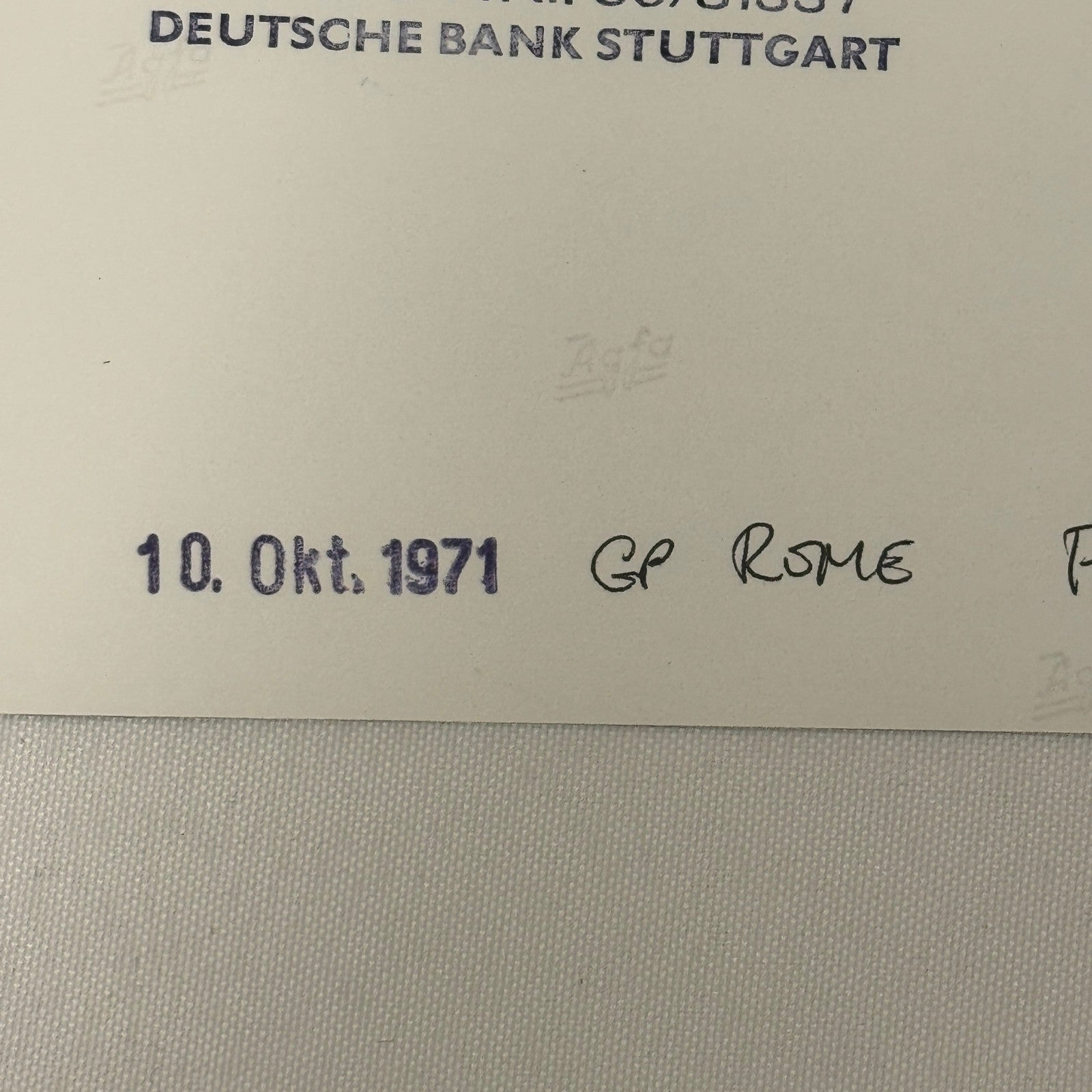 Vintage Racing Photo 1971 Rome Italy F2 Race Derek Bell Driver Motorsport