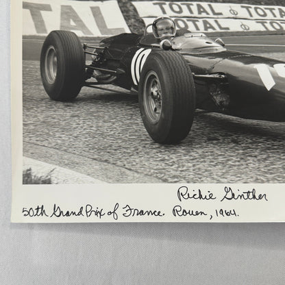 Richie Ginther BRM Racing Photo 1964 French Grand Prix Photograph Modern Print