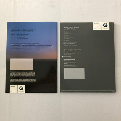 2004 BMW Motorcycle and Accessory Brochure Lot of 2 GERMAN TEXT 