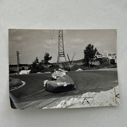 Vintage Racing Photo Photograph Print Unidentified Cars Photo LaFay