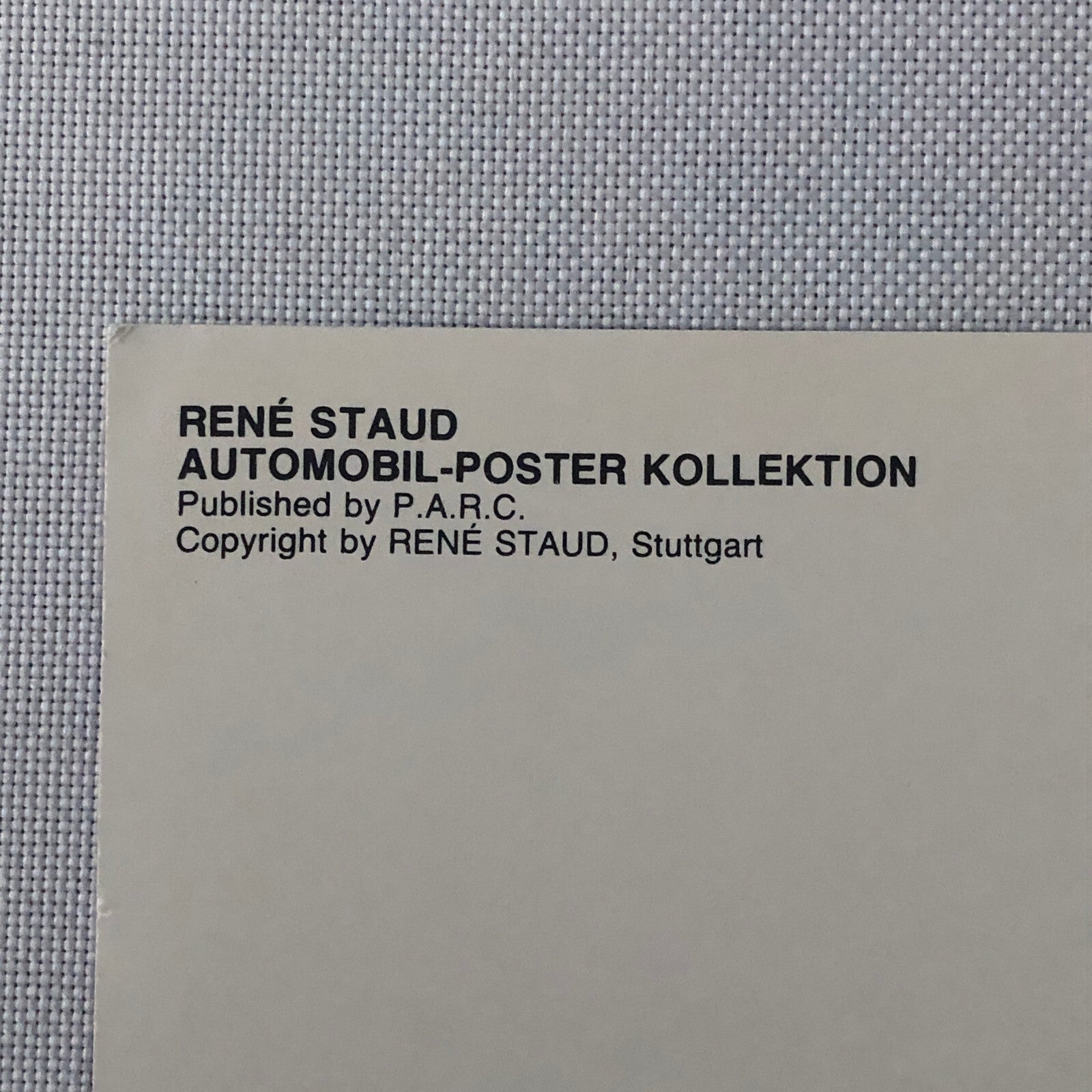 Ferrari 348 TS Rene Staud Postcard Post Card Ferrari 348TS