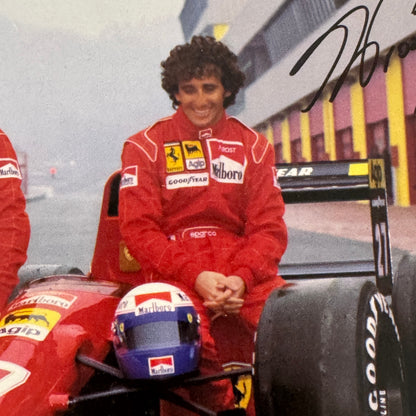 Ferrari 642 F1 Formula One Racing Card Alain Prost Jean Alesi Drivers