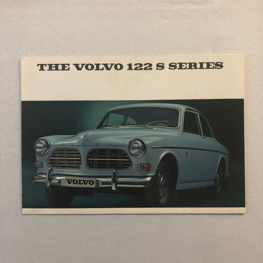 Vintage Volvo 122 S Series Sales Brochure Catalog 122 S Sedan Station Wagon 122S