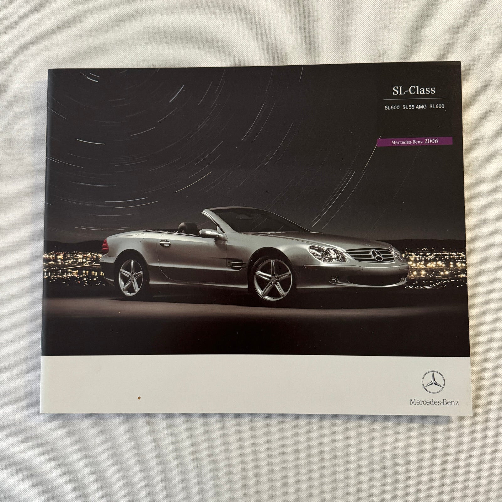 2006 Mercedes Benz SL Class Sales Brochure Catalog SL500 SL600 SL 55 AMG 500 600