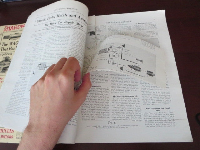 1921 Vehicle Monthly Magazine Klaxon Custom Car & Truck Bodies Paint Upholstery