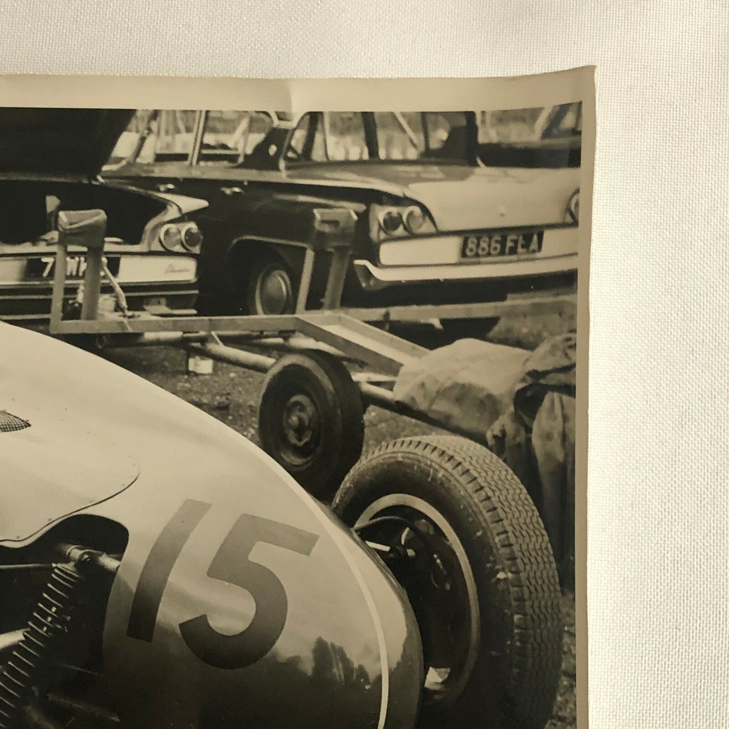 Vintage Racing Car Photo Photograph Print Motorsport Race