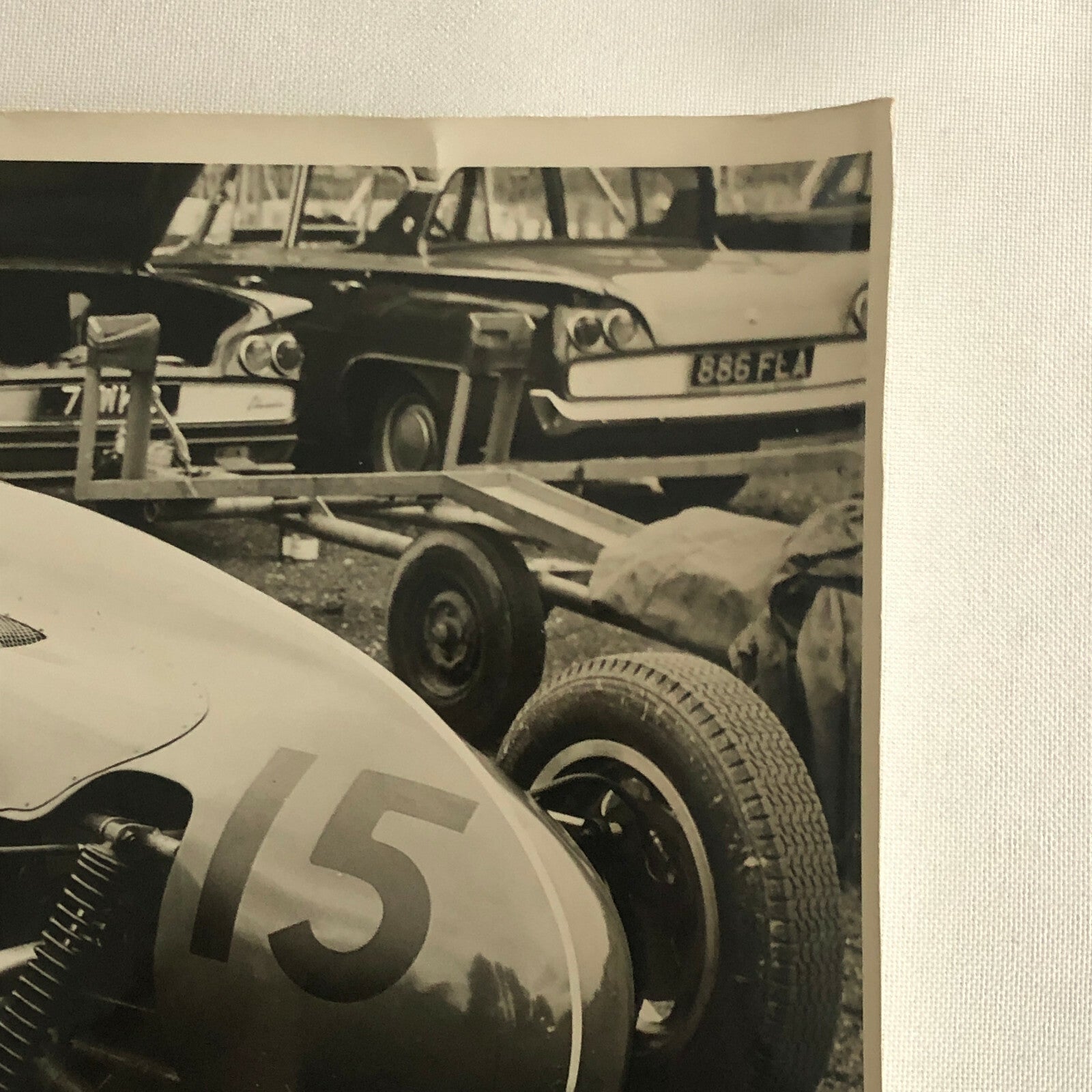 Vintage Racing Car Photo Photograph Print Motorsport Race