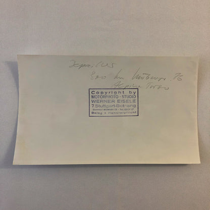 Vintage Racing Photo Photograph 1976 300KM Nurburgring Renault Alpine A442 Turbo