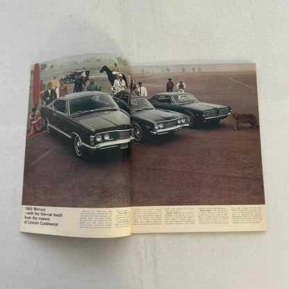 1968 Mercury Sales Brochure Catalog Montego Cyclone Cougar Marquis Montclair +