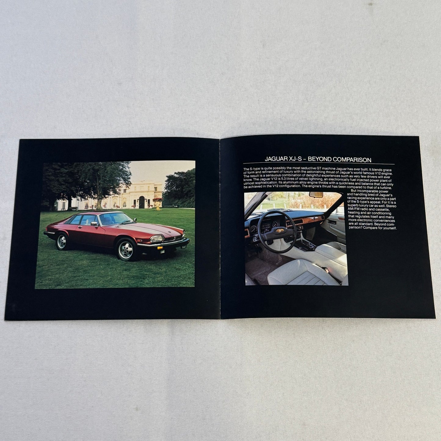 Vintage Jaguar Car Brochure XJ6 Sovereign XJ12 Vanden Plas XJS XJ-S XJ Catalog