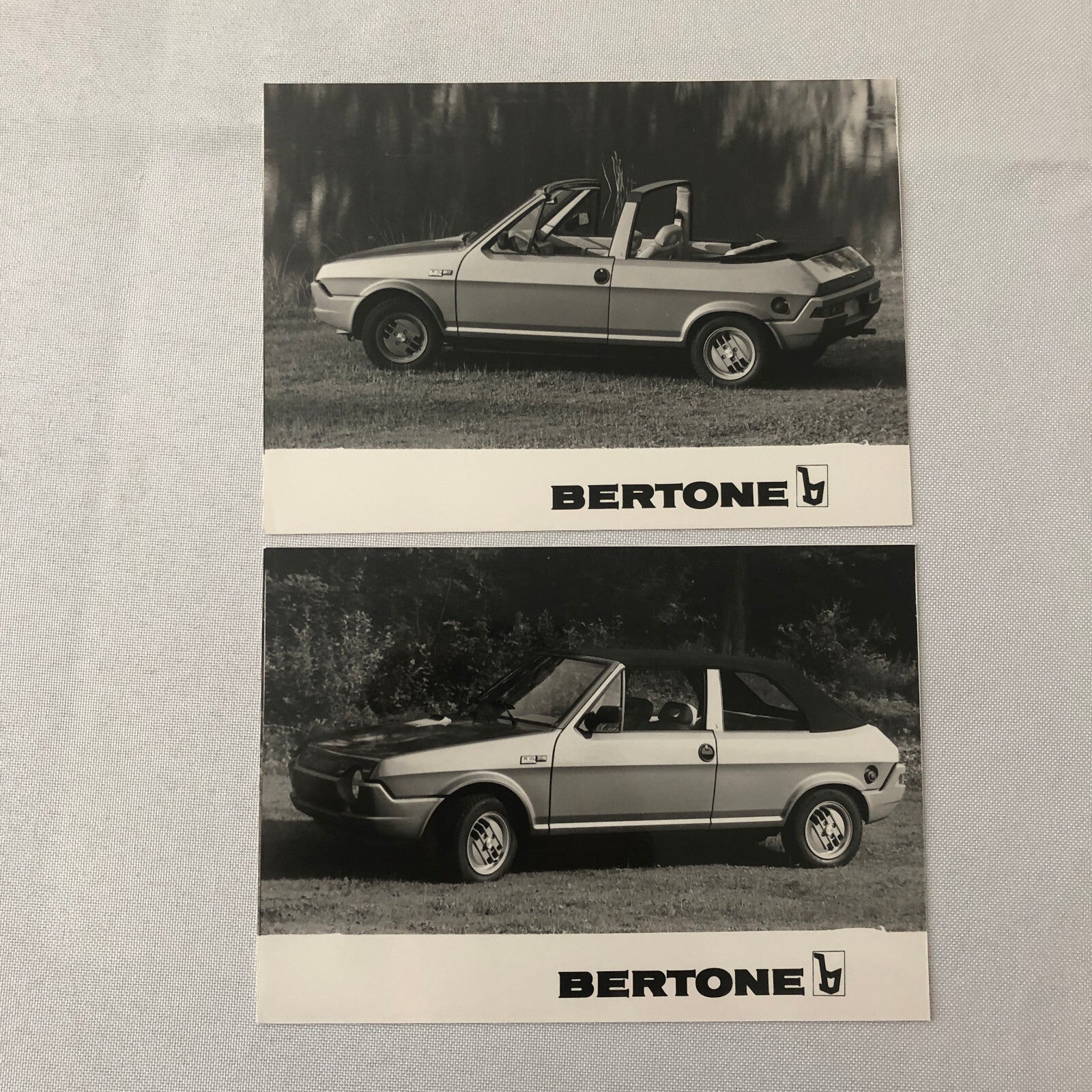1979 Bertone Ritmo Cabriolet Convertible Press Kit with Photos Fiat Ritmo
