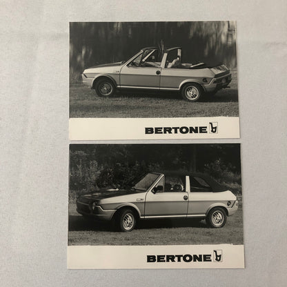1979 Bertone Ritmo Cabriolet Convertible Press Kit with Photos Fiat Ritmo