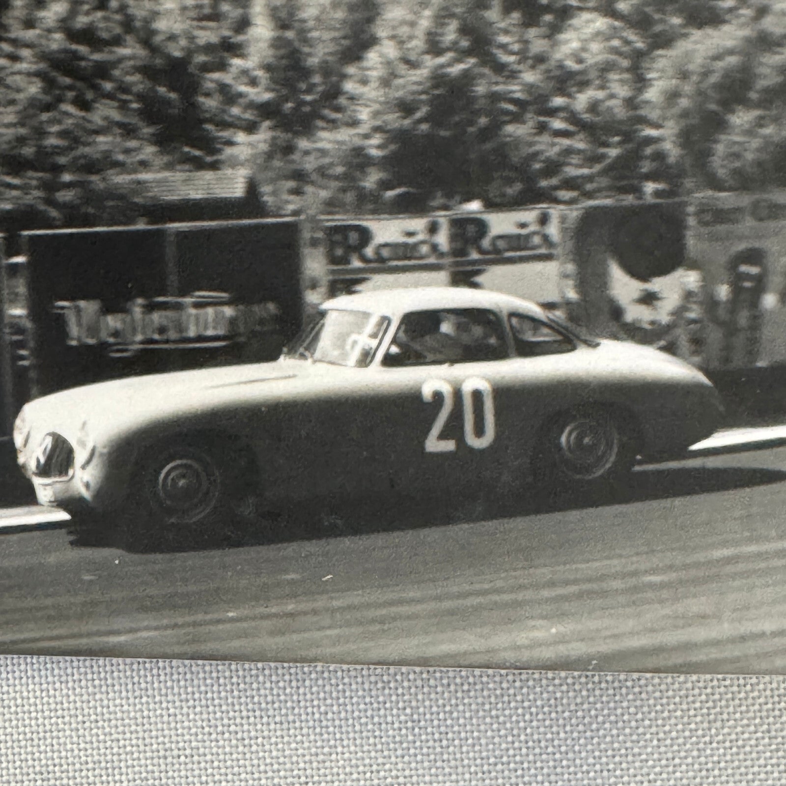 Mercedes Benz 300 SL Racing Car Photo Photograph Hermann Lang 1952