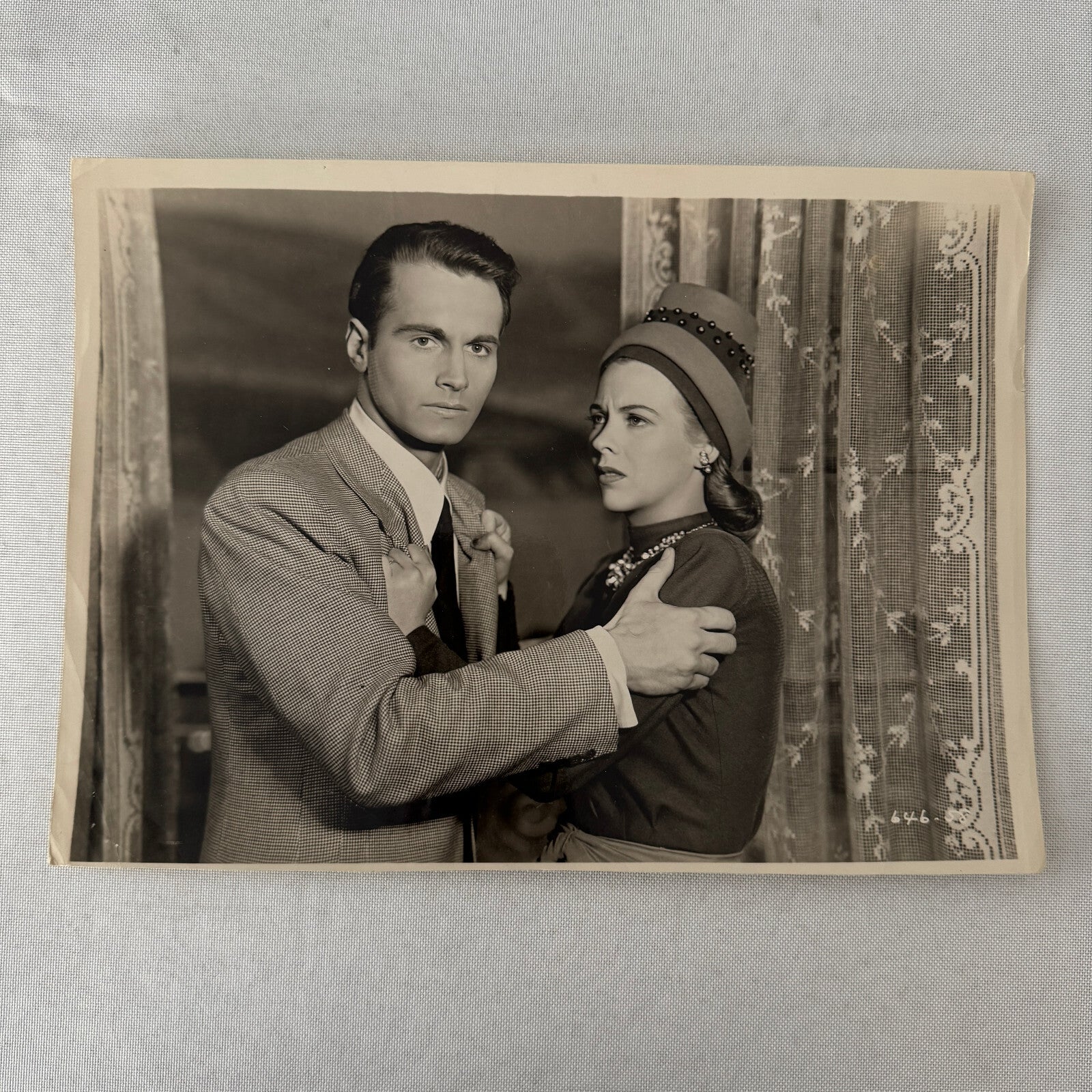 Vintage Movie Still Photo Photograph Actor Actress Unidentified