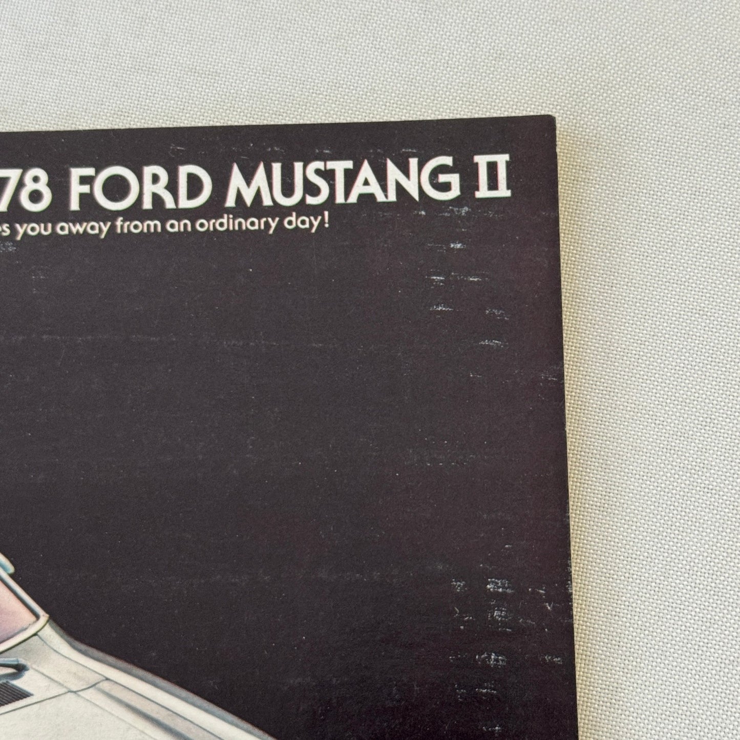 1978 Ford Mustang II Sales Brochure Catalog Mustang Cobra King Cobra Mach 1 Ghia