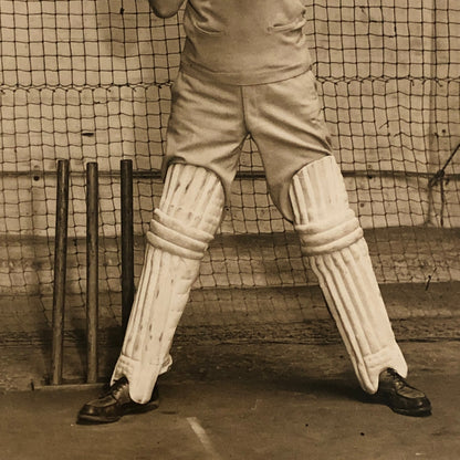 Press Photo Photograph Cricket Club London Univesity Professor 1933